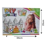 DIY Castle Graffiti Coloriage