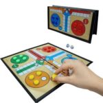 Jeu de société de voyage pliable magnétique Ludo + Carte Uno Gratuit – Image 2