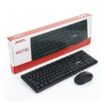 Jedel Ensemble Clavier et Souris Sans Fil WS730 - Noir