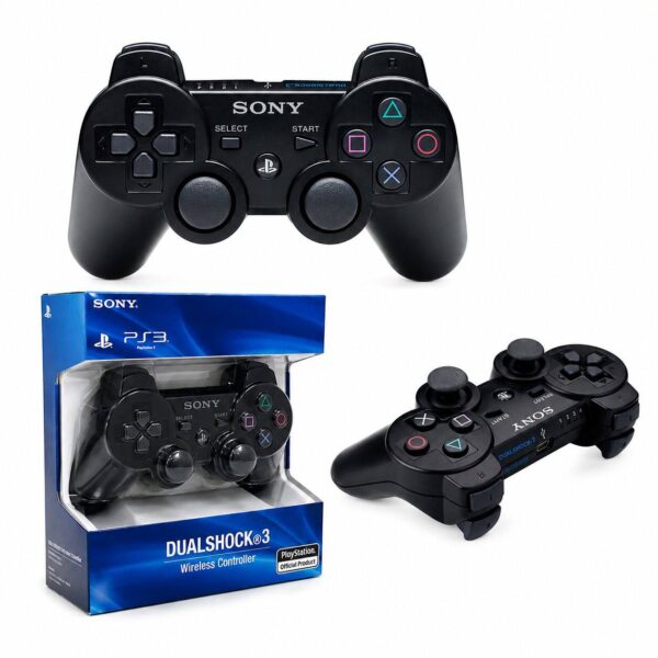 Manette PS3 sans fil Bluetooth gaming, rechargeable