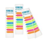 Post it de 200 Marques Page flèches 8 Couleurs Néon ALGO