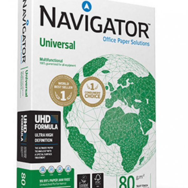 lot de cinq ramette de papier blanc A4 navigator 80g