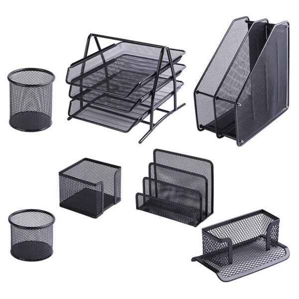 set-organisateur-de-bureau-complet-7-pieces